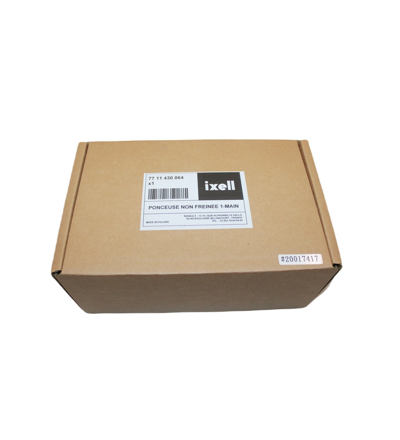 İxell 7711430064 Havalı Eksantrik Zımpara 125mm 5mm Orbit 12000RPM
