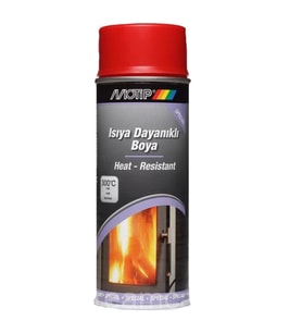 Motip Isıya Dayanıklı Sprey Boya MAT KIRMIZI 400 ml