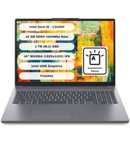 Lenovo Ideapad Slim 3 16IRH10 Intel Core I5 13420H 16GB 1TB SSD Freedos 16” Wuxga 83K20077TR