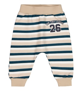 Civil Baby Çizgili 26 Baskılı 6-18 Ay Tek Alt Bebe - Bej