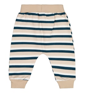 Civil Baby Çizgili 26 Baskılı 6-18 Ay Tek Alt Bebe - Bej 9-12 Ay (Açık Vizon)