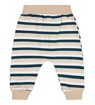 Civil Baby Çizgili 26 Baskılı 6-18 Ay Tek Alt Bebe - Bej 9-12 Ay (Açık Vizon)