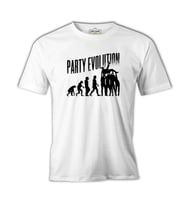 Party Evolution Beyaz Erkek Tshirt