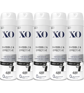 XO Deodorant 150ML Women-Kadın Invisible & Effective (5 Li Set)
