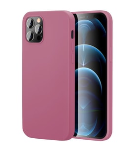 Apple iPhone 13 Pro 6.1'' İnce Mat Silikon Kılıf Pembe