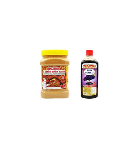 Bozkır Çifte Kavrulmuş Tahin (kepeksiz) 935gr - Üzüm Pekmezi 950 gr