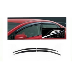 Peugeot Bipper mugen cam rüzgarlığı 2008-2018 2 li set Sunplex