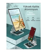 Mühlen T5 Ayarlanabilir Ergonomik Telefon Tablet Standı Füme