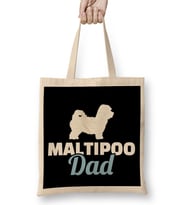 Maltipoo Dad 01 Bez Çanta Uzun Saplı