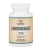 Double Wood Lumbrokinase Enzymes 120 Capsul.39.