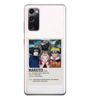 Samsung Galaxy S20 FE Uyumlu Naruto Anime Desenli Şeffaf Telefon Kılıfı