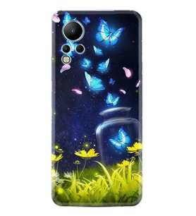 Infınix Note 12 Kılıf Resimli Desenli Baskılı Silikon Flowers Fox 1309