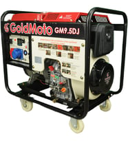 GoldMoto GM9.5DJ 8.7Kva Monofaze Marşlı Dizel Jeneratör