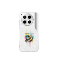 Tecno Camon 30 5G ile uyumlu Splash arı tasarımlı şeffaf silikon kılıf