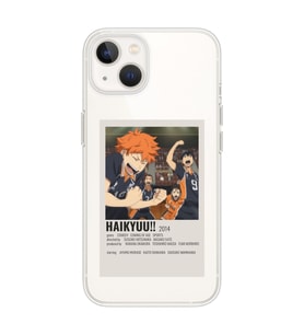 Iphone 14 Uyumlu Haikyuu!! Poster Tasarımlı Şeffaf Telefon Kılıfı