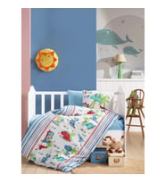 Cotton Box Flanel Bebek Nevresim Takımı Dino