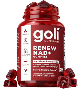 Renew Nad+ Gummies NR + C + B3 & Sodium 60 Gummies