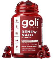 Renew Nad+ Gummies NR + C + B3 & Sodium 60 Gummies