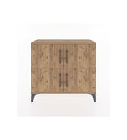 Arges Şifonyer 3 Raflı 4 Kapaklı 88x30x80 Çam-Çam