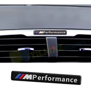 Bmw M Performance Torpido Logo Amblem Arma Metal Siyah 1 Adet 8.5 X 1.5 Cm