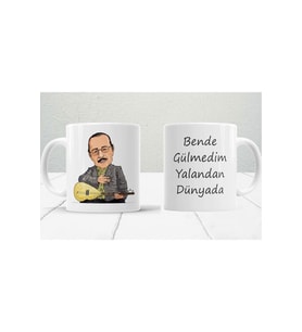 Neşet Baba Temalı Baskılı Kupa Bardak