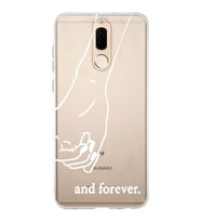 Huawei Mate 10 Lite Uyumlu Baskılı Yumuşak Silikon Şeffaf Telefon Kılıfı