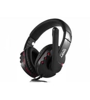 SNOPY SN-338 SİYAH-KIRMIZI MİKROFONLU KULAKLIK