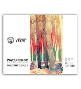 Vincent Watercolor Sketchbook White Suluboya Blok 300 gr 35x50 cm 10 Sayfa 