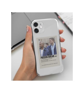 OPPO REALME C21Y / C25Y Uyumlu Prison Break Minimalist Poster Tasarımlı Şeffaf Kılıf