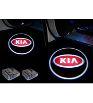 Kia Araçlar İçin Pilli Yapıştırmalı Kapı Altı Led Hayalet Logo