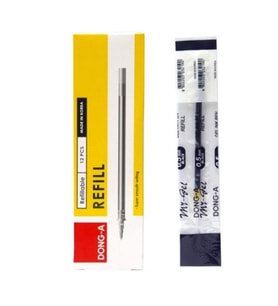 Siyah My Gel 0.5mm Ince Iğne Uçlu Jel Kalem Yedeği 1 Adet Dong-A My-jel Pilot Kalem Yedeği