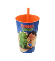 Eymen Ile Çimen Lisanslı Kendinden Pipetli Bardak 400 Ml.