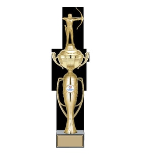 ODAK KUPA - Figürlü Kupalar - Okçu Figürlü Kupalar FG-072 C - 48 cm