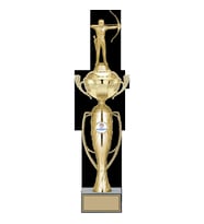 ODAK KUPA - Figürlü Kupalar - Okçu Figürlü Kupalar FG-072 C - 48 cm