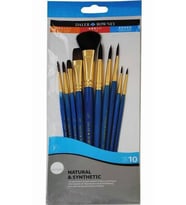 Daler Rowney Natural&Synthetic 10'lu Fırça Seti 