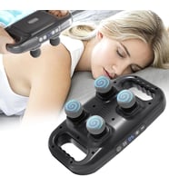 4 Başlıklı Masaj Sı - Ergonomik Derin Doku Sırt Ve Boyun Masaj Aleti Ağrı Ve Sızı Giderici
