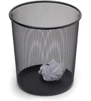 File Çöp Kovası Siyah