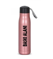 Paslanmaz Çelik Termos 600 ML (Pembe)