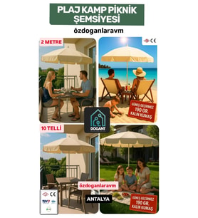 Plaj Deniz  Şemsiyesi Çantalı