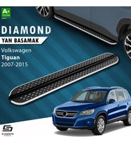 S-Dizayn VW Tiguan Diamond Krom Yan Basamak 173 Cm 2007-2015