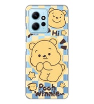 Redmi Note 12 4G Uyumlu Winnie The Pooh Desenli Şeffaf Telefon Kılıfı