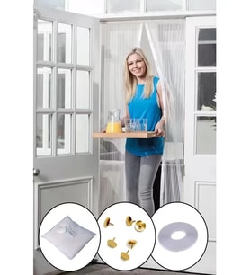 Mıknatıslı Kapı Sinekliği Tül Perde 105 x 210 cm (5343)