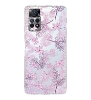 PrintiFy Xiaomi Redmi Note 12 Pro 4G Uyumlu Kamera Korumalı Floral Pudra Tasarımlı  Kılıf