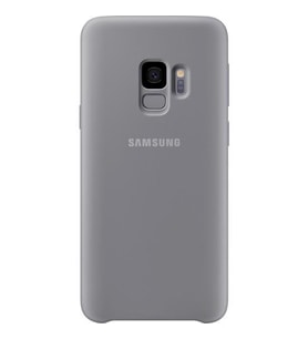 Galaxy S9 ile Uyumlu Silikon Kılıf Gri EF-PG960TJEGWW