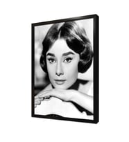 Audrey Hepburn Çerçeveli Mdf Tablo