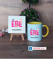 Ebe Dekoratif Taş, Kupa Bardak Kırmızı Hediye (Model 6)