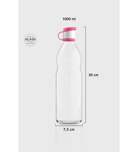 Renga Zen 1000 ml Cam Şişe 181001 Fuşya