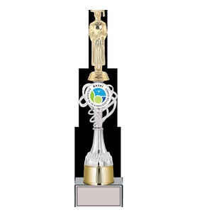 ODAK KUPA - Figürlü Kupalar - Mezuniyet Erkek Figürlü Kupalar FG-036 B - 40 cm