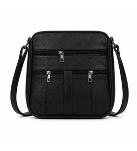Hakiki Deri Kadın Çapraz Çanta 23×26 cm – Çok Gözlü, Tasarım, Günlük Kullanım