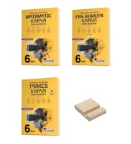 Kafa Dengi 6. Sınıf Matematik Fen ve Türkçe Kafası Soru Bankası 3lü Set + Telefon Standı